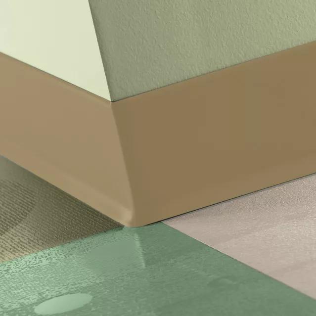 Tarkett / Johnsonite Traditional Duracove Rubber Wall Base DC67 Old Gold 4" x 120' Roll by 1/8"