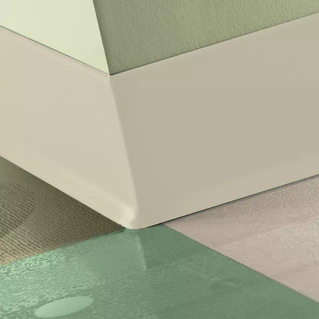 Tarkett / Johnsonite Traditional Duracove Rubber Wall Base #79 Bone White 6" x 4' by 1/8" (25 Pcs. / Box) Cove (with Toe)