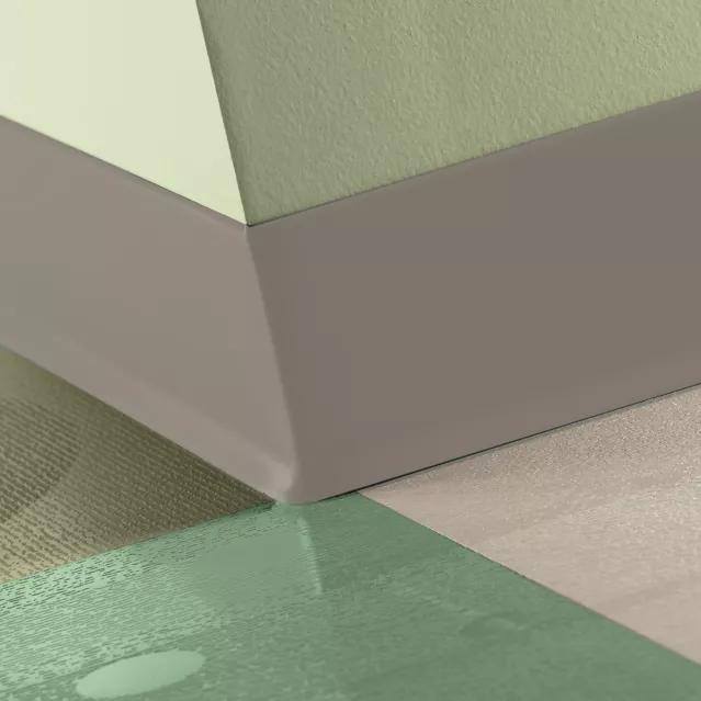 Tarkett / Johnsonite Traditional Vinyl Wall Base #80 Fawn 4" x 4' by 1/8" Cove – product image showing size, style, and brand details.