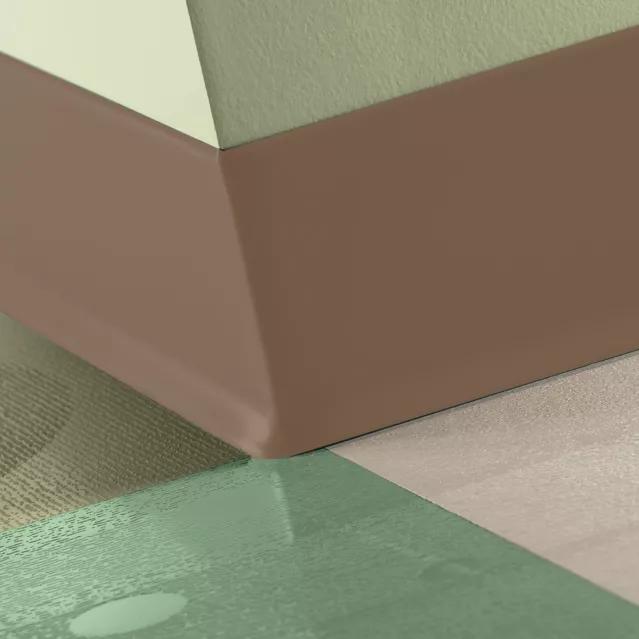 Tarkett / Johnsonite Traditional Duracove Rubber Wall Base #Ta7 Rusty Nail 6" x 4' by 1/8" (25 Pcs. / Box) Cove (with Toe)