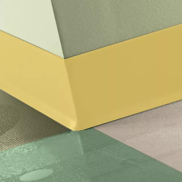 Tarkett / Johnsonite Traditional Duracove Rubber Wall Base DCTG7 Canary 4" x 120' Roll by 1/8"