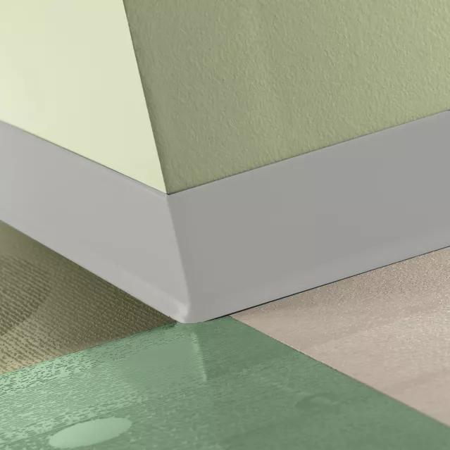 Tarkett / Johnsonite Traditional Duracove Rubber Wall Base DCVK7 Rainier 2.5" x 4' (30 Pcs. / Box) by 1/8" Cove (with Toe)