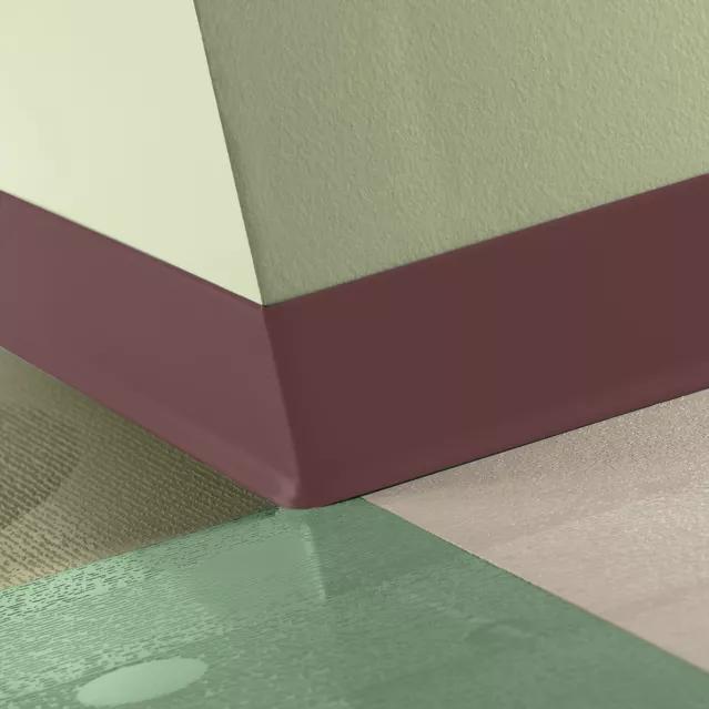 Tarkett / Johnsonite Traditional Duracove Rubber Wall Base DCVM3 Misted Plum 2.5" x 120' Roll by 1/8" Cove (with Toe)