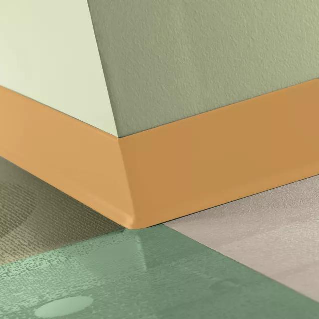 Tarkett / Johnsonite Traditional Duracove Rubber Wall Base DCVM8 Mr. Sunshine 2.5" x 4' (30 Pcs. / Box) by 1/8" Cove (with Toe)