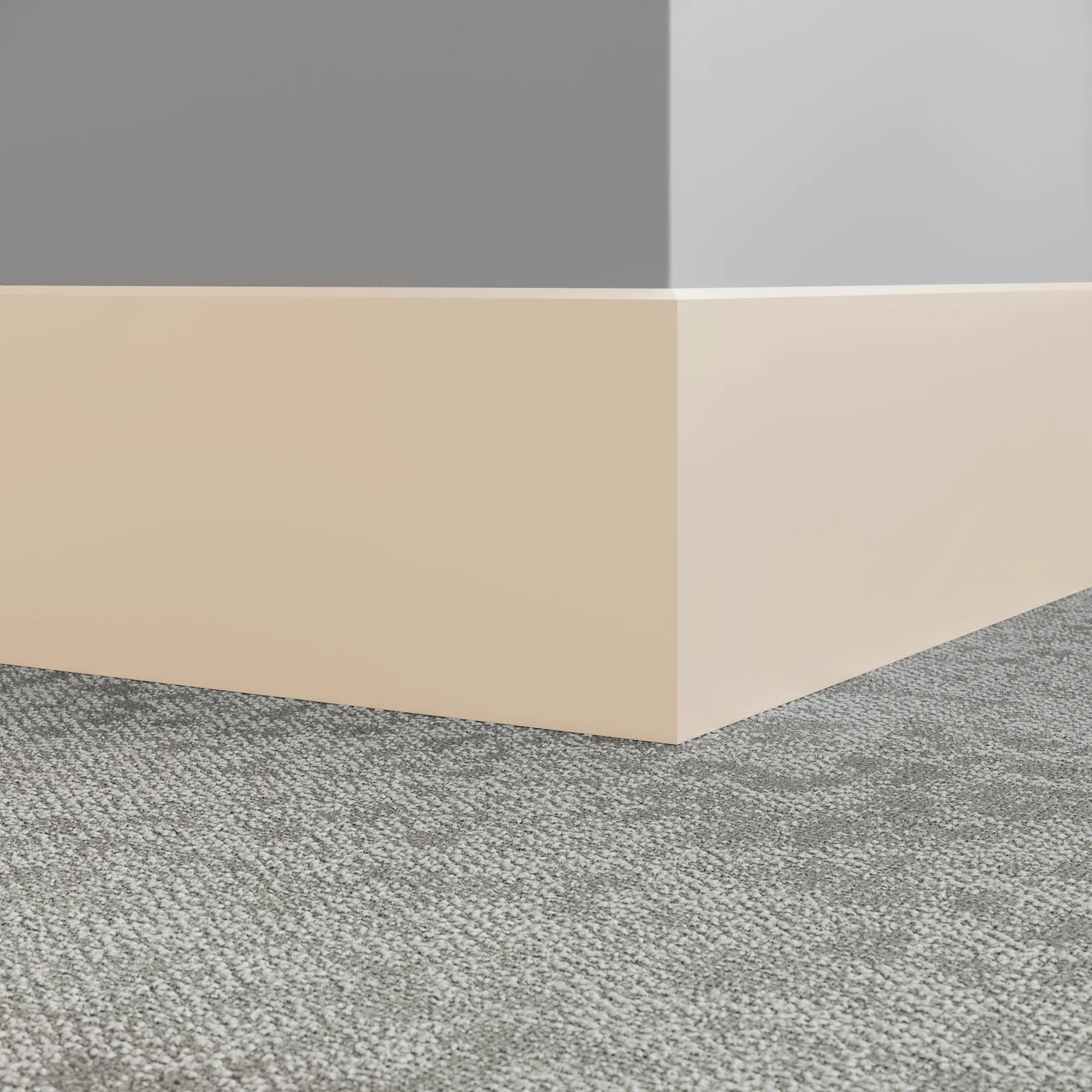 Tarkett / Johnsonite Millwork Exhibit 8" 194 Antique White 8" x 8' by 1/4"