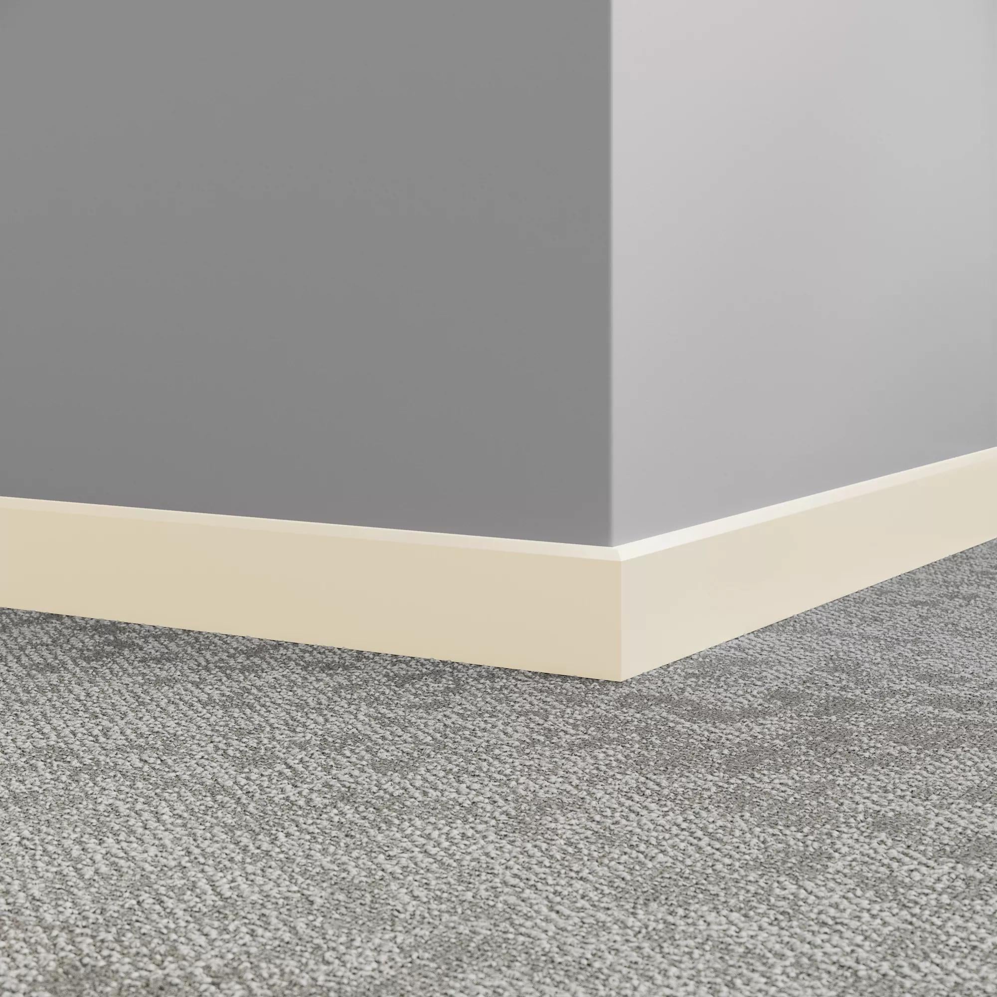 Tarkett / Johnsonite Millwork Mandalay 2-1/2" 01 Snow White 2.5" x 8' by 3/8" (40 LF/box)