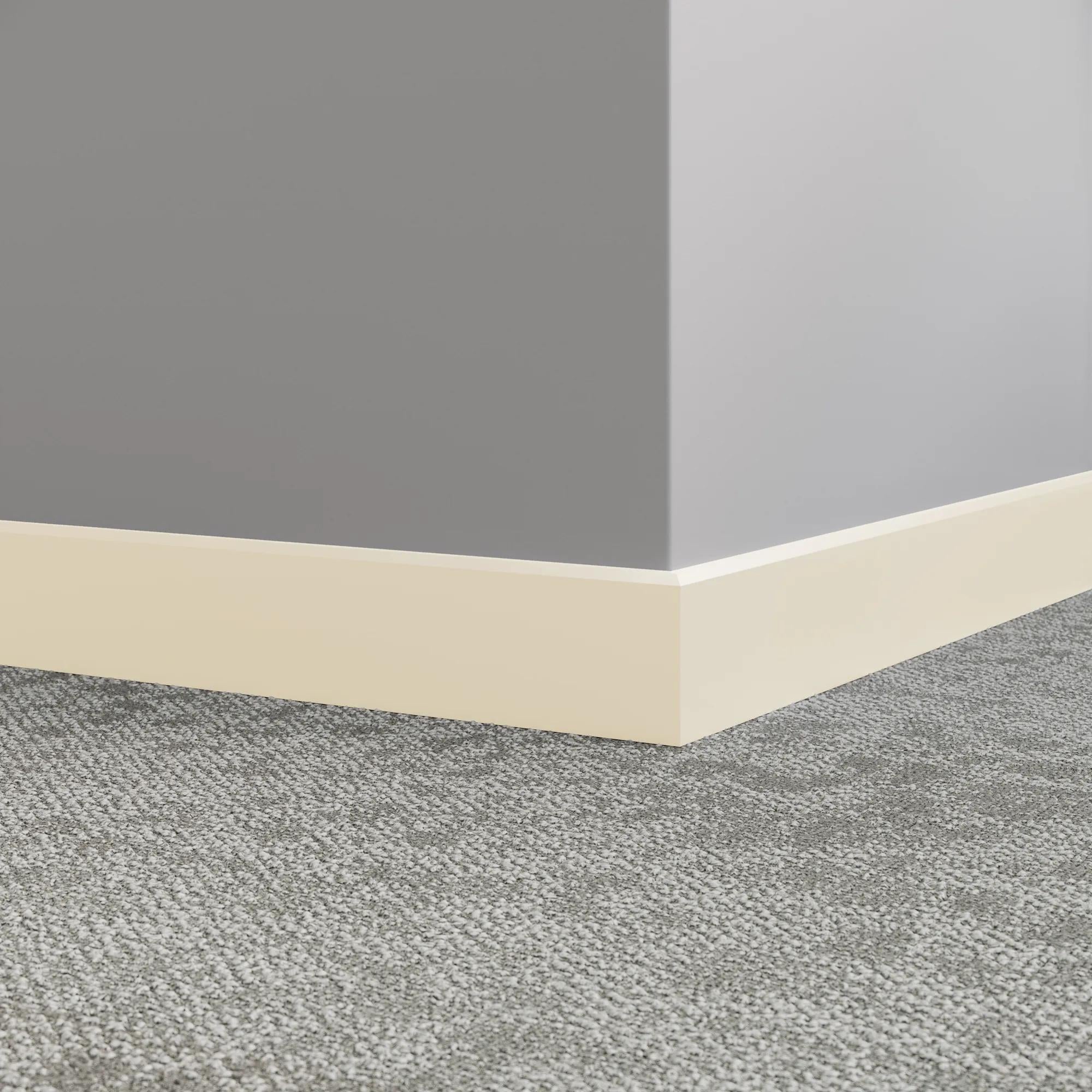 Tarkett / Johnsonite Millwork Mandalay 3" 01 Snow White 3" x 8' by 3/8" (56 LF/box)