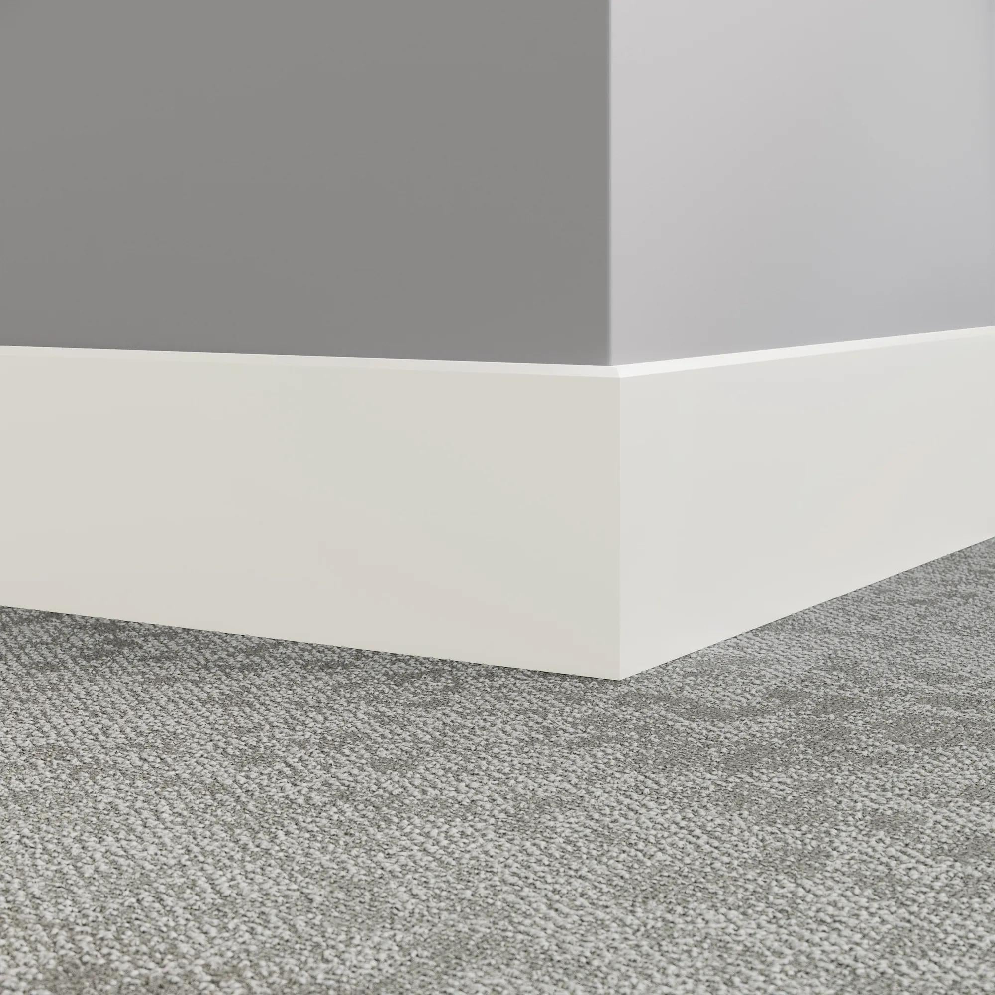 Tarkett / Johnsonite Millwork Mandalay 6" 08 Icicle 6" x 8' by 3/8" – product image showing size, style, and brand details.