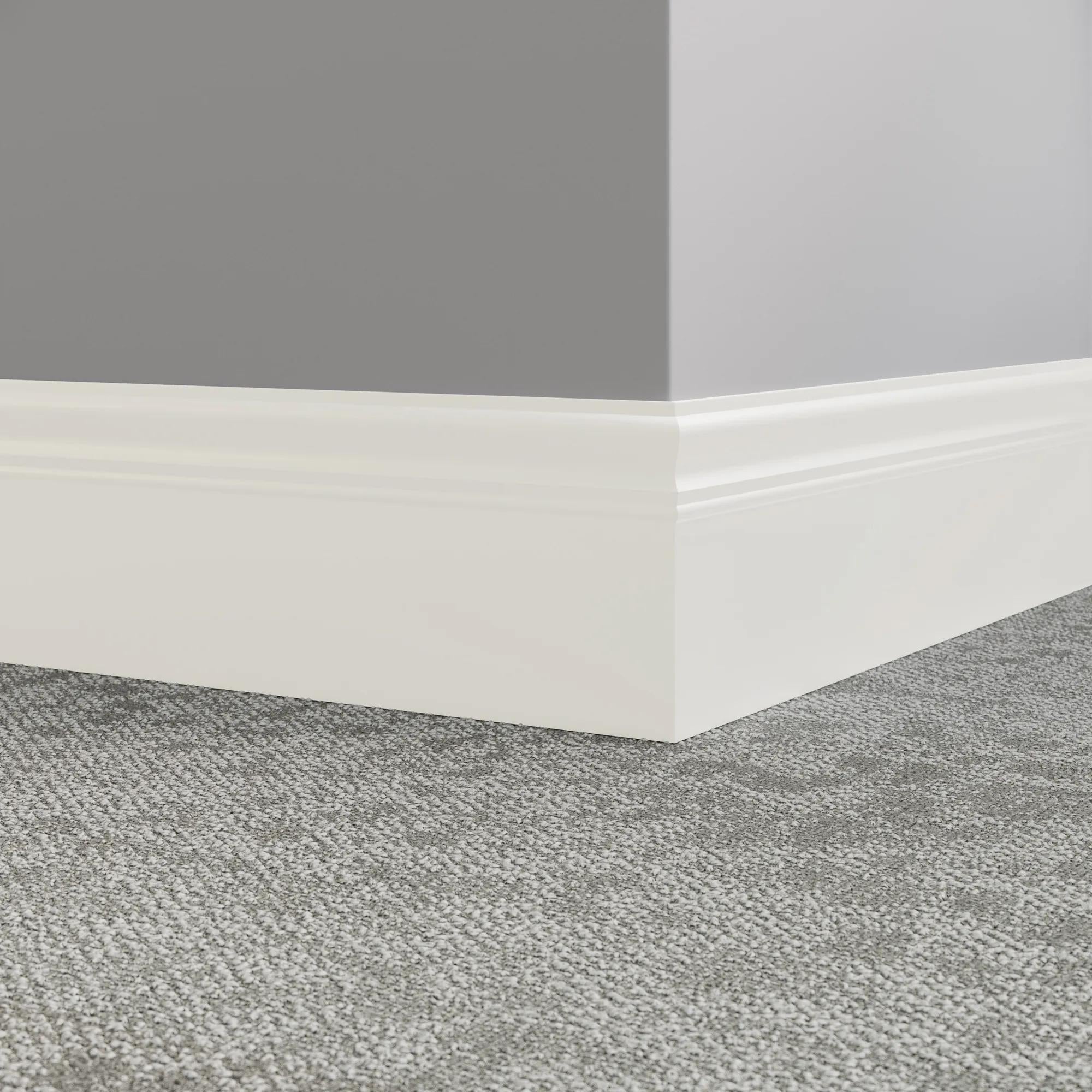 Tarkett / Johnsonite Millwork Monarch 6" 08 Icicle 6" x 8' by 3/16" (48 LF/box)