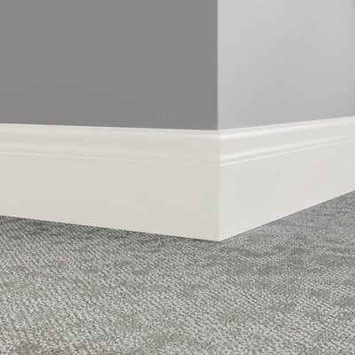 Tarkett / Johnsonite Millwork Monarch 6" 08 Icicle 6" x 8' by 3/16" (48 LF/box)