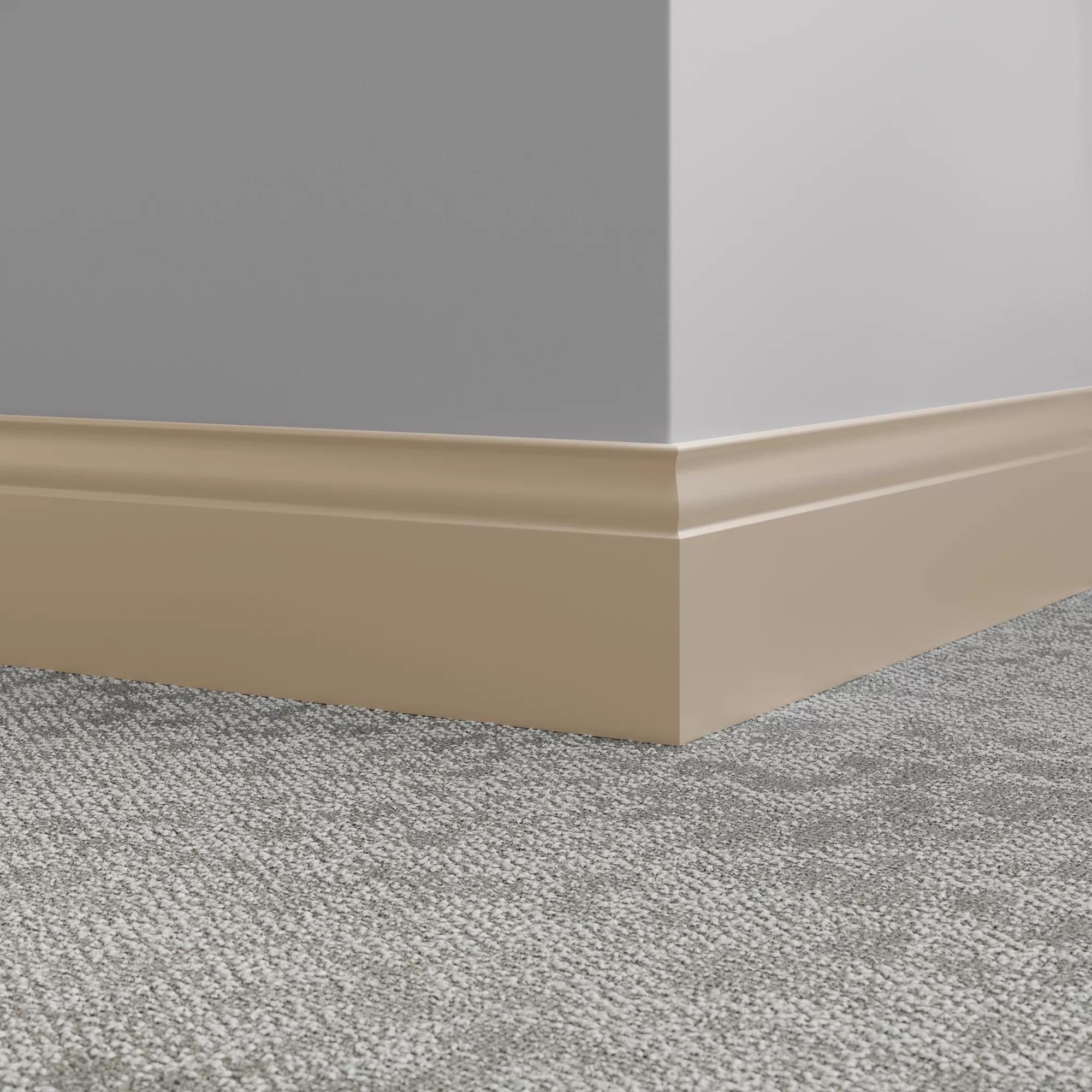 Tarkett / Johnsonite Millwork Inflection 5-1/4" 09 Clay 5.25" x 8' by 3/8" (48 LF/box)