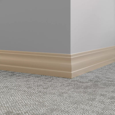 Tarkett / Johnsonite Millwork Delineate 4-1/4" 09 Clay 4.25" x 8' by 3/8" (48 LF/box)
