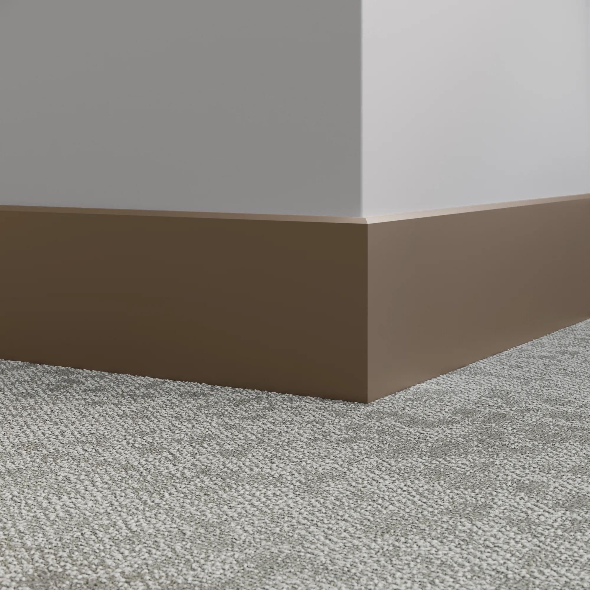 Tarkett / Johnsonite Millwork Mandalay 6" 101 Seaweed 6" x 8' by 3/8" – product image showing size, style, and brand details.