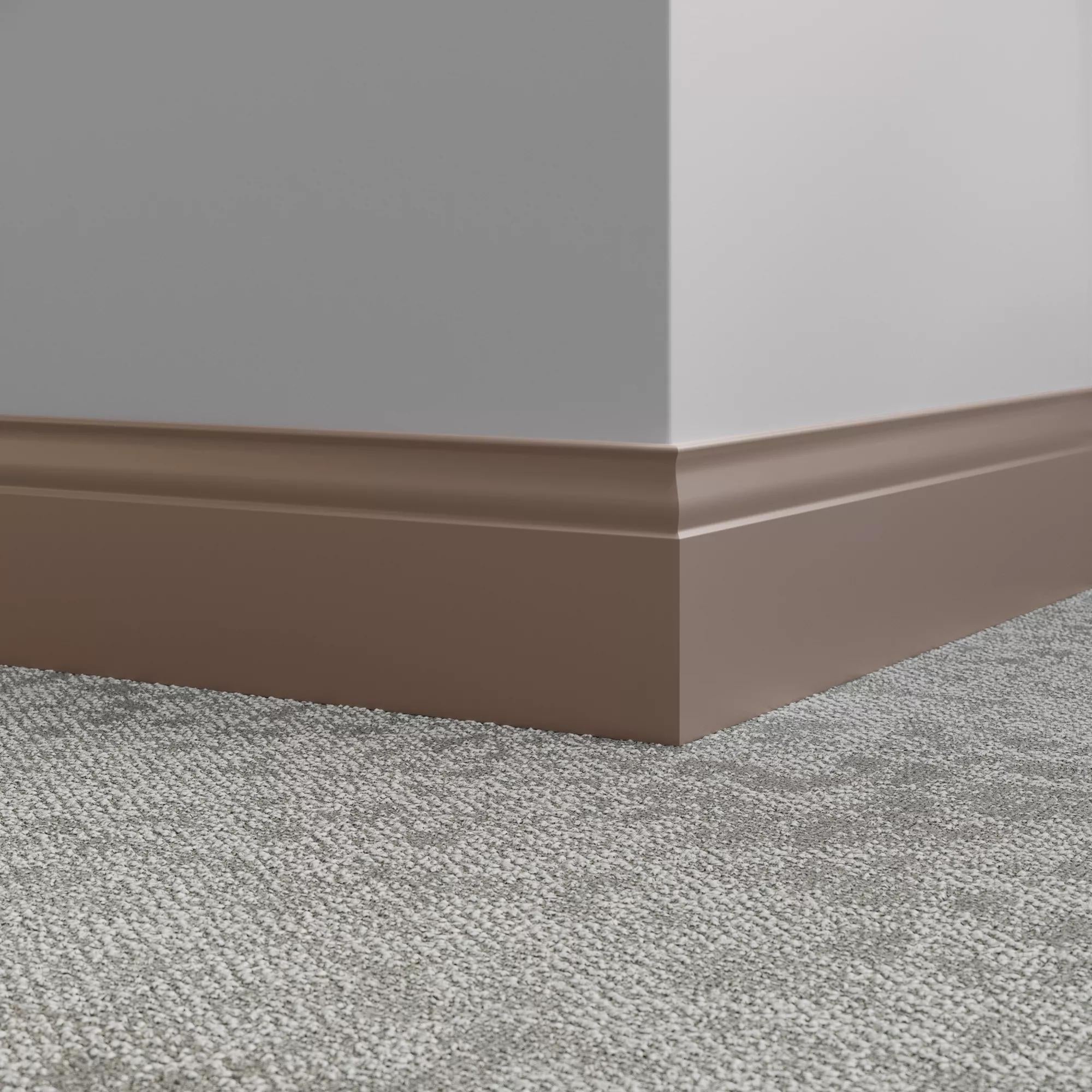 Tarkett / Johnsonite Millwork Inflection 5-1/4" 107 Neutrality 5.25" x 8' by 3/8" (48 LF/box)