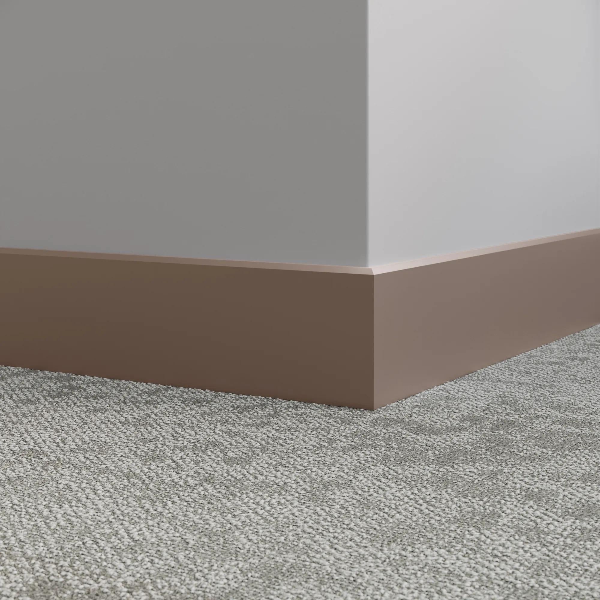 Tarkett / Johnsonite Millwork Mandalay 4-1/2" 107 Neutrality 4.5" x 8' by 3/8" – product image showing size, style, and brand details.
