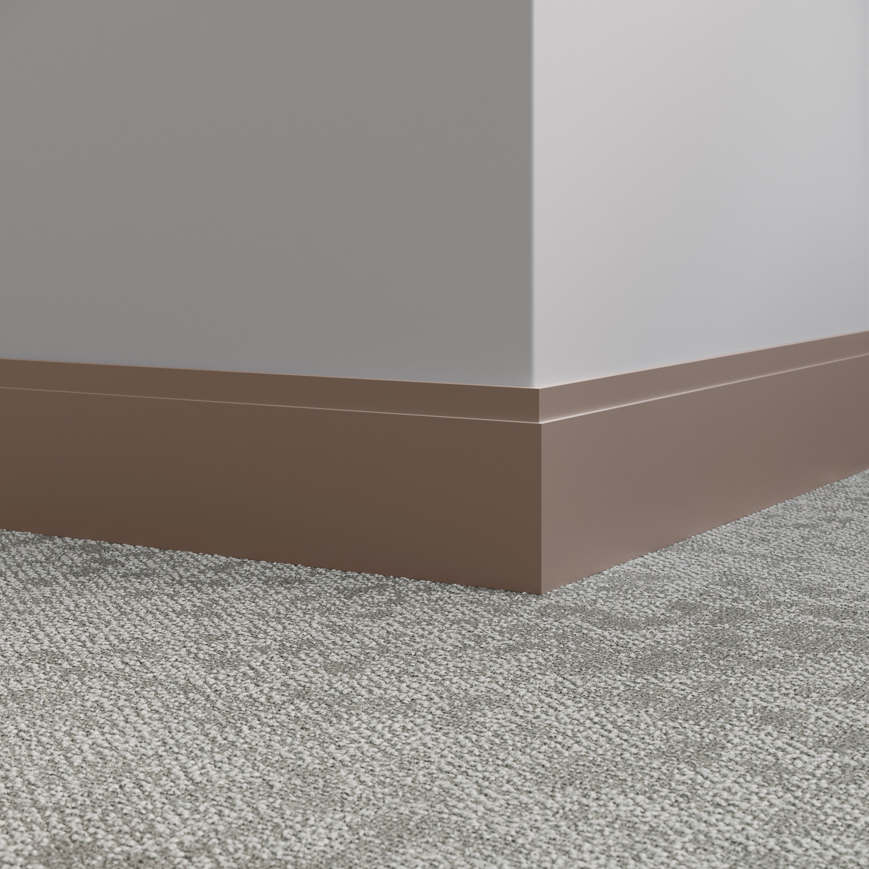 Tarkett / Johnsonite Millwork Equinox 4-1/2" 107 Neutrality 4.5" x 8' by 3/8" (40 LF/box)