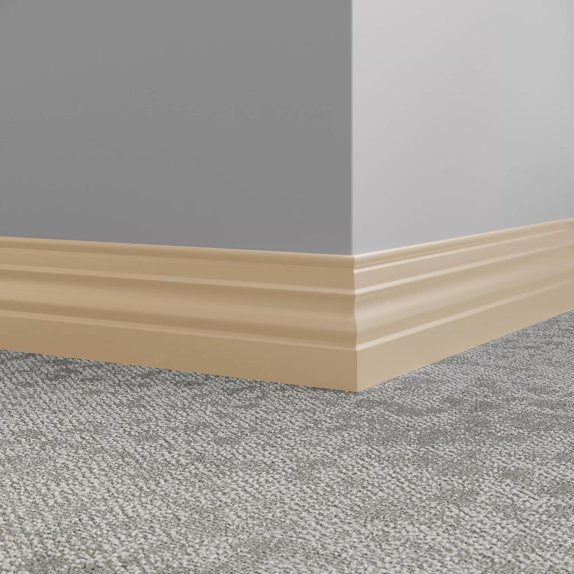 Tarkett / Johnsonite Millwork Diplomat 4-1/2" 129 Silk 4.5" x 8' by 3/8" (48 LF/box)