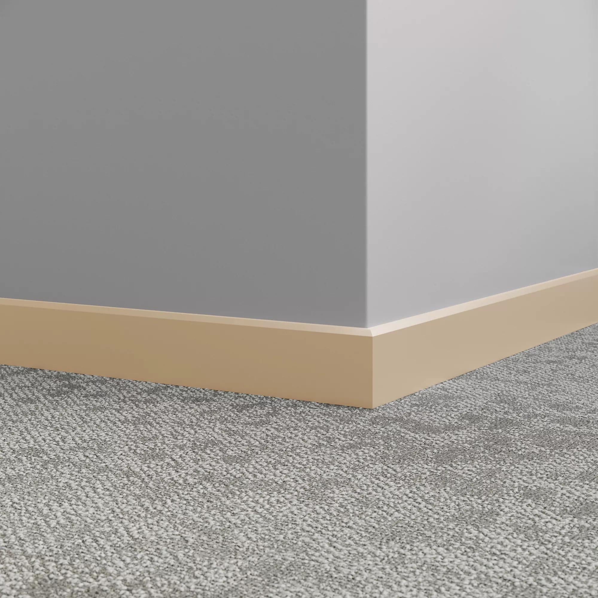 Tarkett / Johnsonite Millwork Mandalay 2-1/2" 129 Silk 2.5" x 8' by 3/8" (40 LF/box)