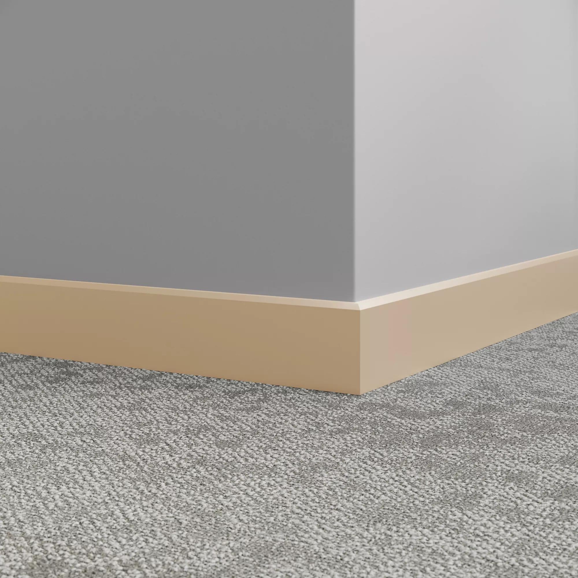 Tarkett / Johnsonite Millwork Mandalay 6" 129 Silk 6" x 8' by 3/8" – product image showing size, style, and brand details.