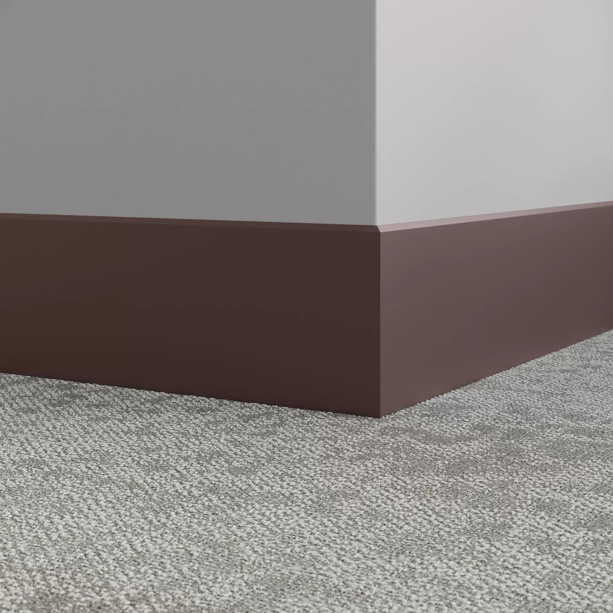 Tarkett / Johnsonite Millwork Exhibit 6" 132 Espresso 6" x 8' by 1/4"