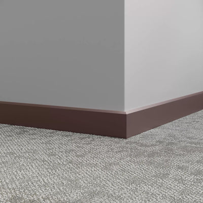 Tarkett / Johnsonite Millwork Mandalay 2-1/2" 132 Espresso 2.5" x 8' by 3/8" (40 LF/box)