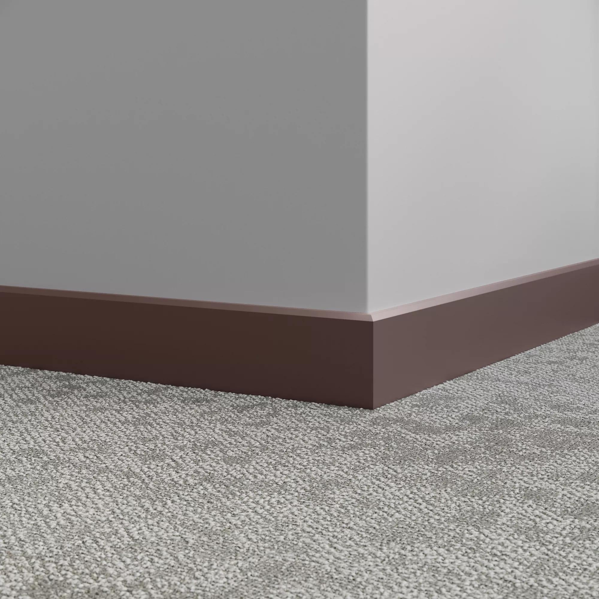 Tarkett / Johnsonite Millwork Mandalay 3" 132 Espresso 3" x 8' by 3/8" (56 LF/box)