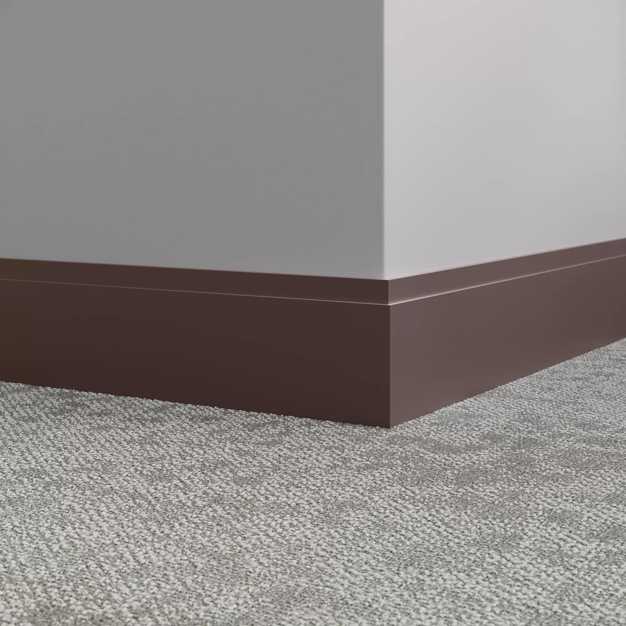 Tarkett / Johnsonite Millwork Equinox 4-1/2" 132 Espresso 4.5" x 8' by 3/8" (40 LF/box)