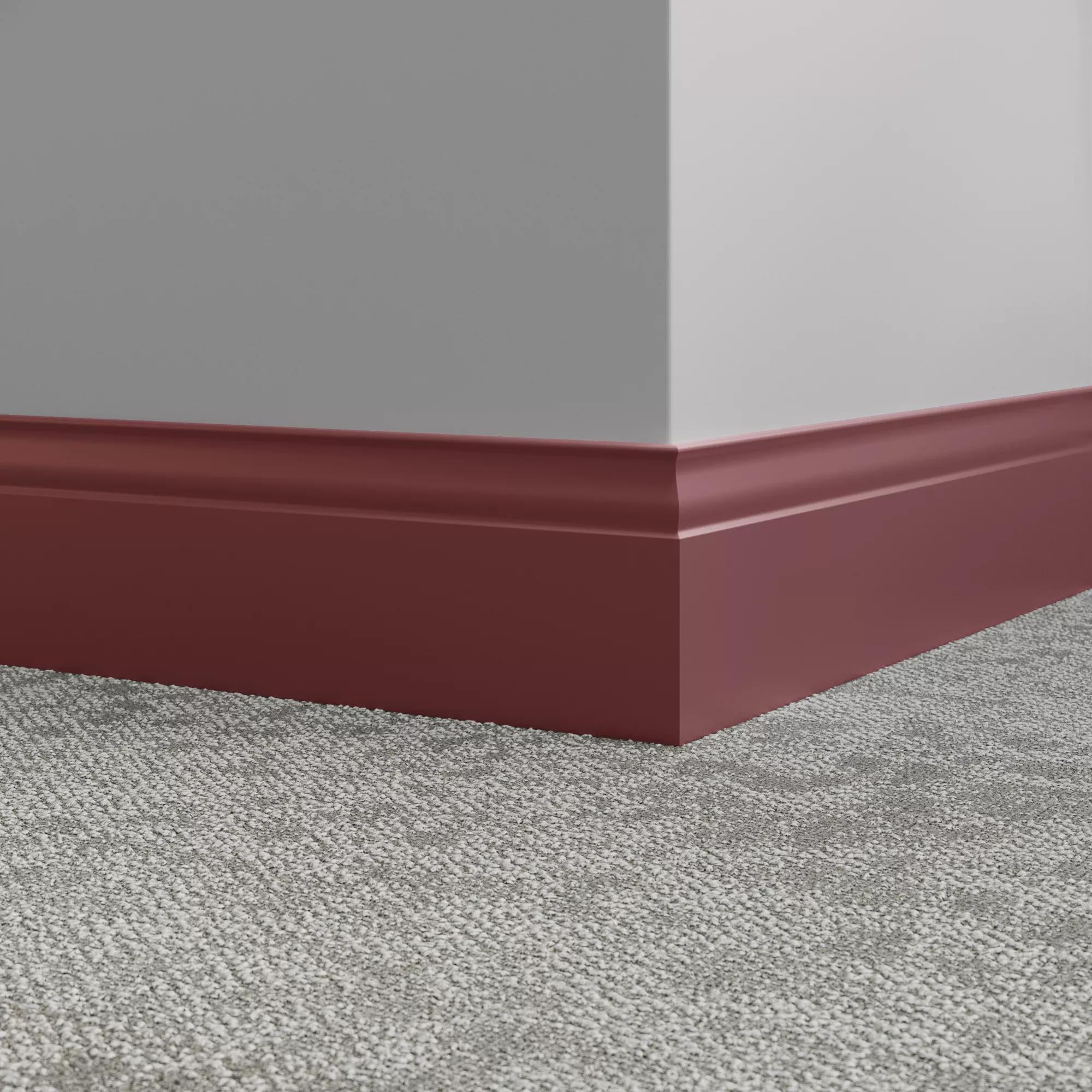 Tarkett / Johnsonite Millwork Inflection 5-1/4" 163 Salsa 5.25" x 8' by 3/8" (48 LF/box)