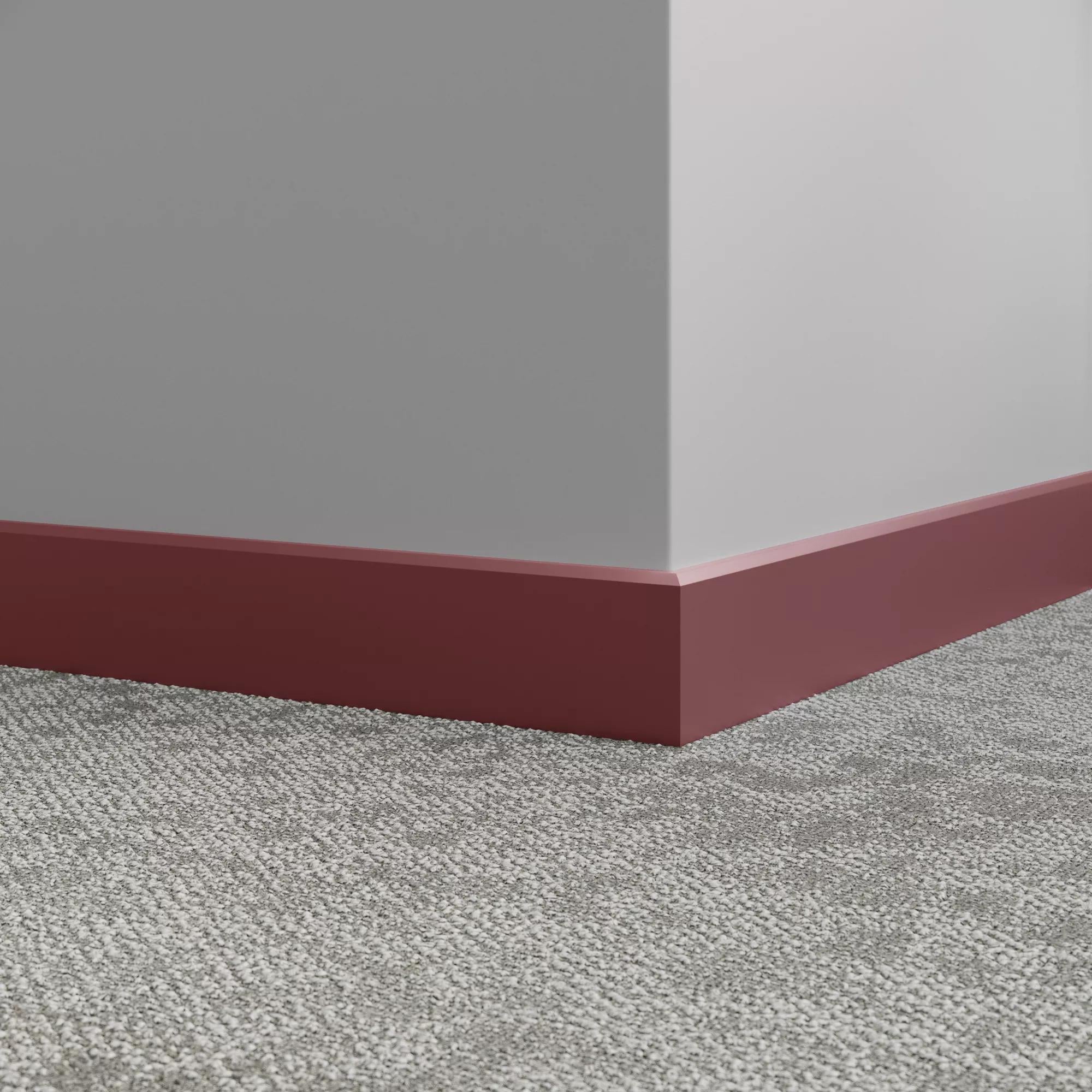 Tarkett / Johnsonite Millwork Mandalay 4-1/2" 163 Salsa 4.5" x 8' by 3/8" – product image showing size, style, and brand details.