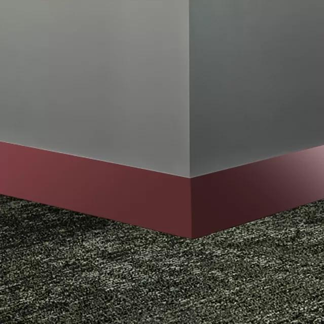 Tarkett / Johnsonite Millwork Monument 4" 163 Salsa 4" x 8' by 1/4" – product image showing size, style, and brand details.