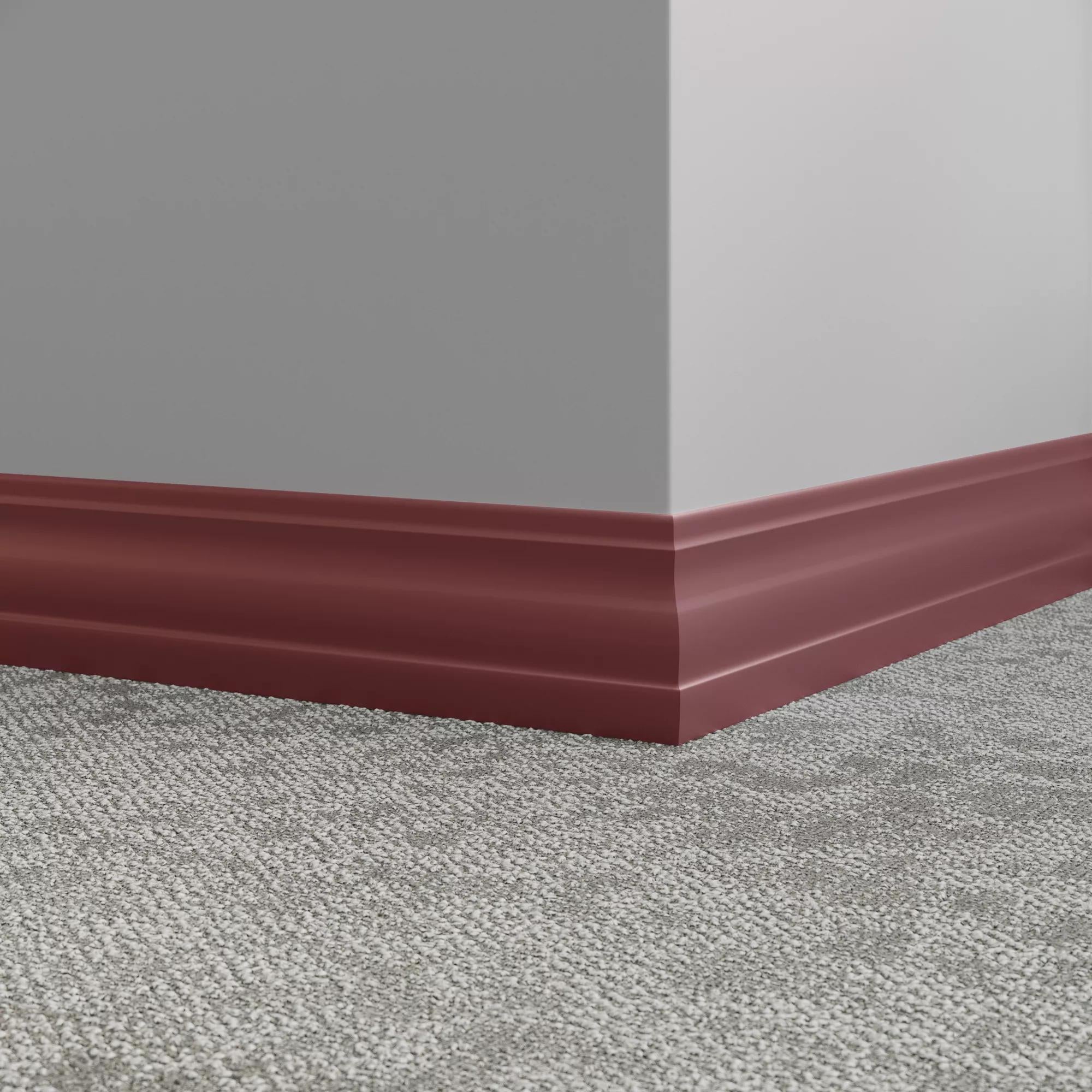 Tarkett / Johnsonite Millwork Delineate 4-1/4" 163 Salsa 4.25" x 8' by 3/8" (48 LF/box)