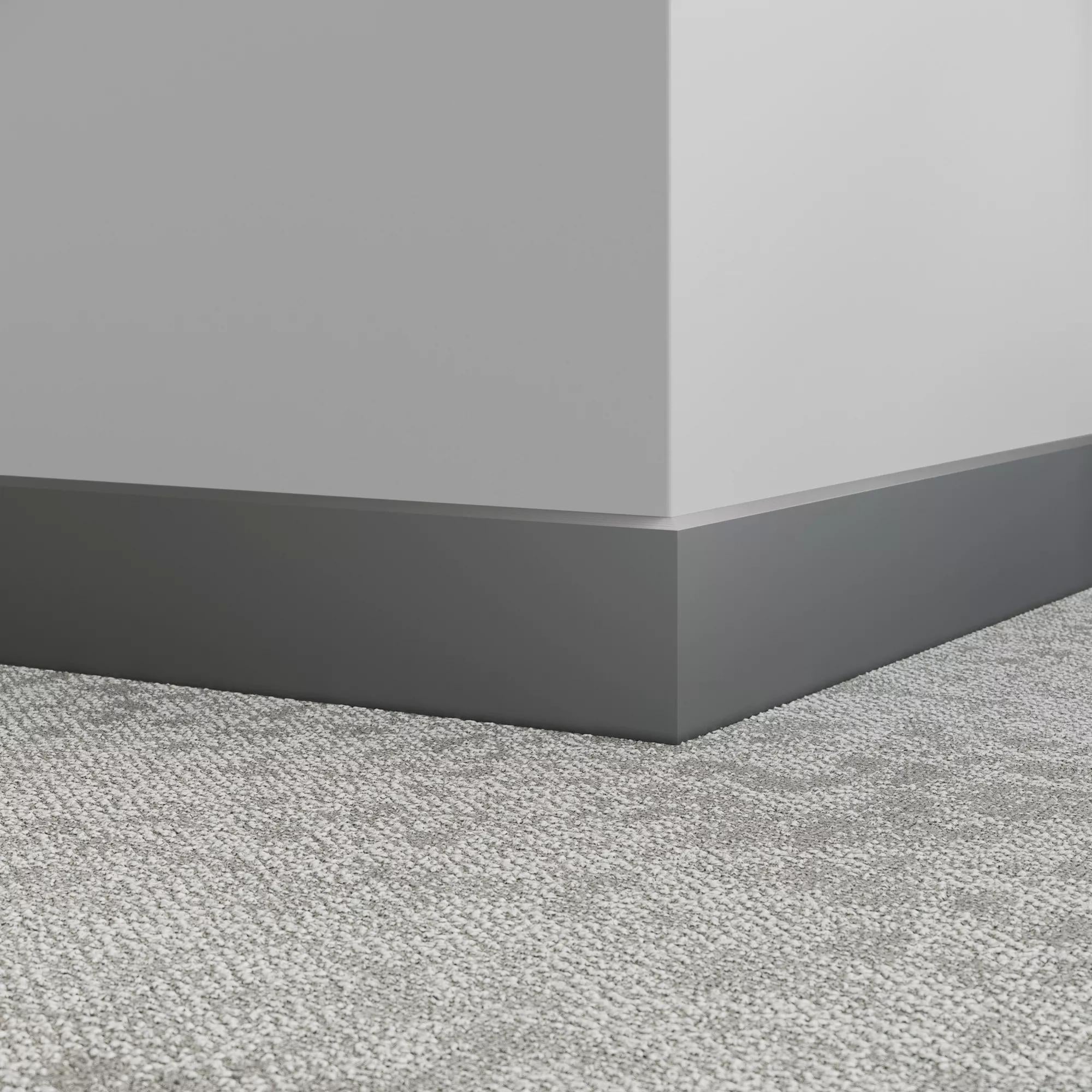 Tarkett / Johnsonite Millwork Exhibit 4.25" 168 Thunder 4.25" x 8' by 1/4"