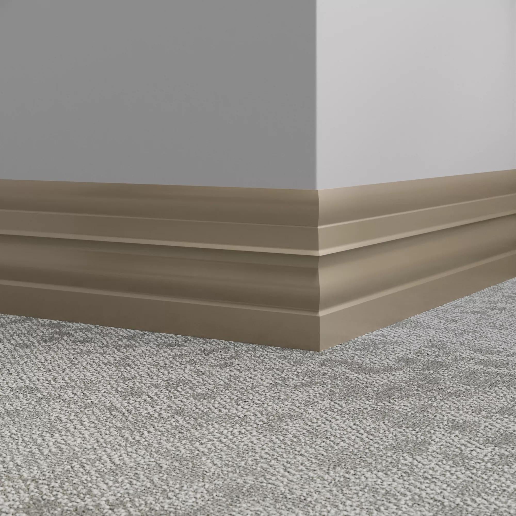 Tarkett / Johnsonite Millwork Attache 6" 176 Brass 6" x 8' by 1/4" (64 LF/box)