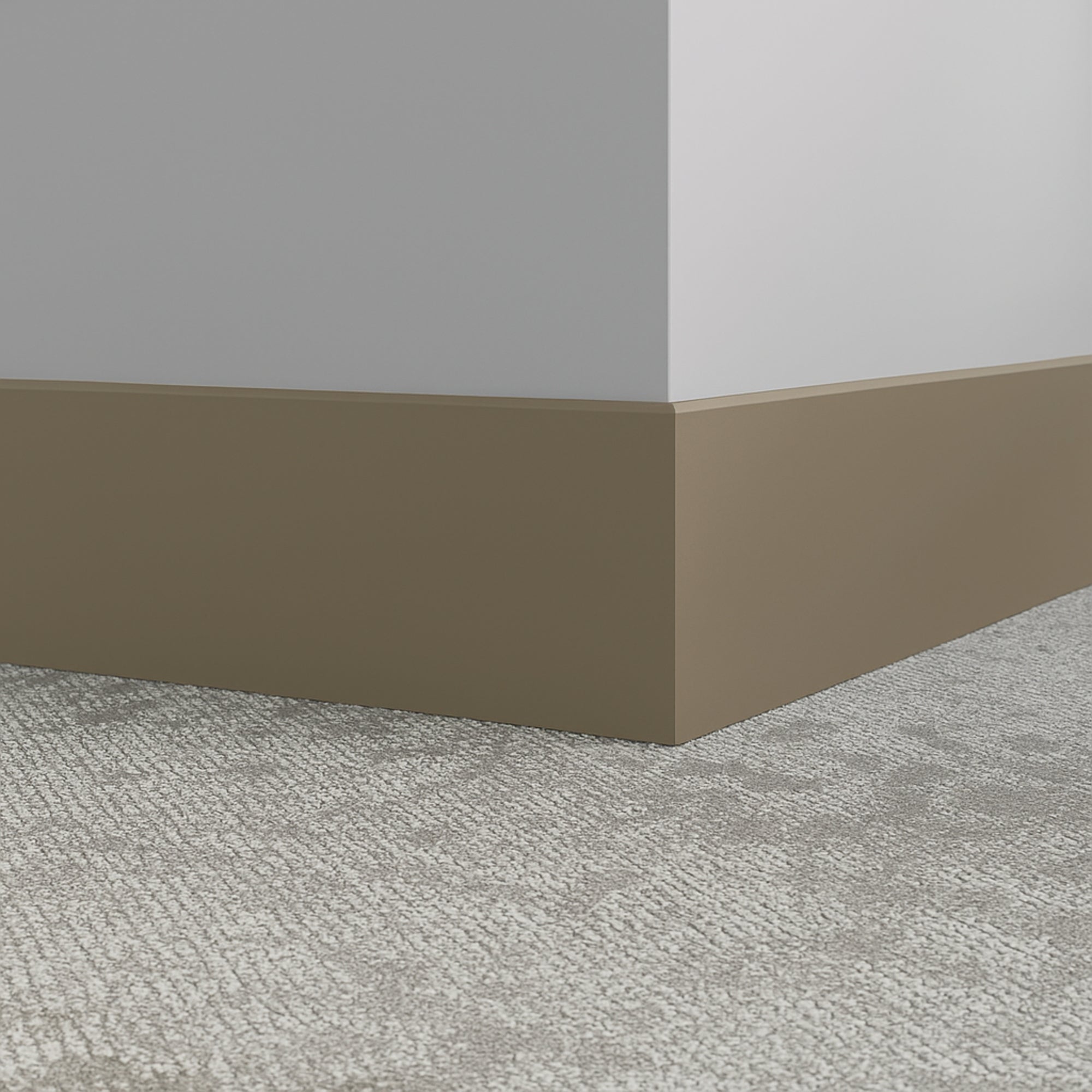 Tarkett / Johnsonite Millwork Exhibit 6" 176 Brass 6" x 8' by 1/4"