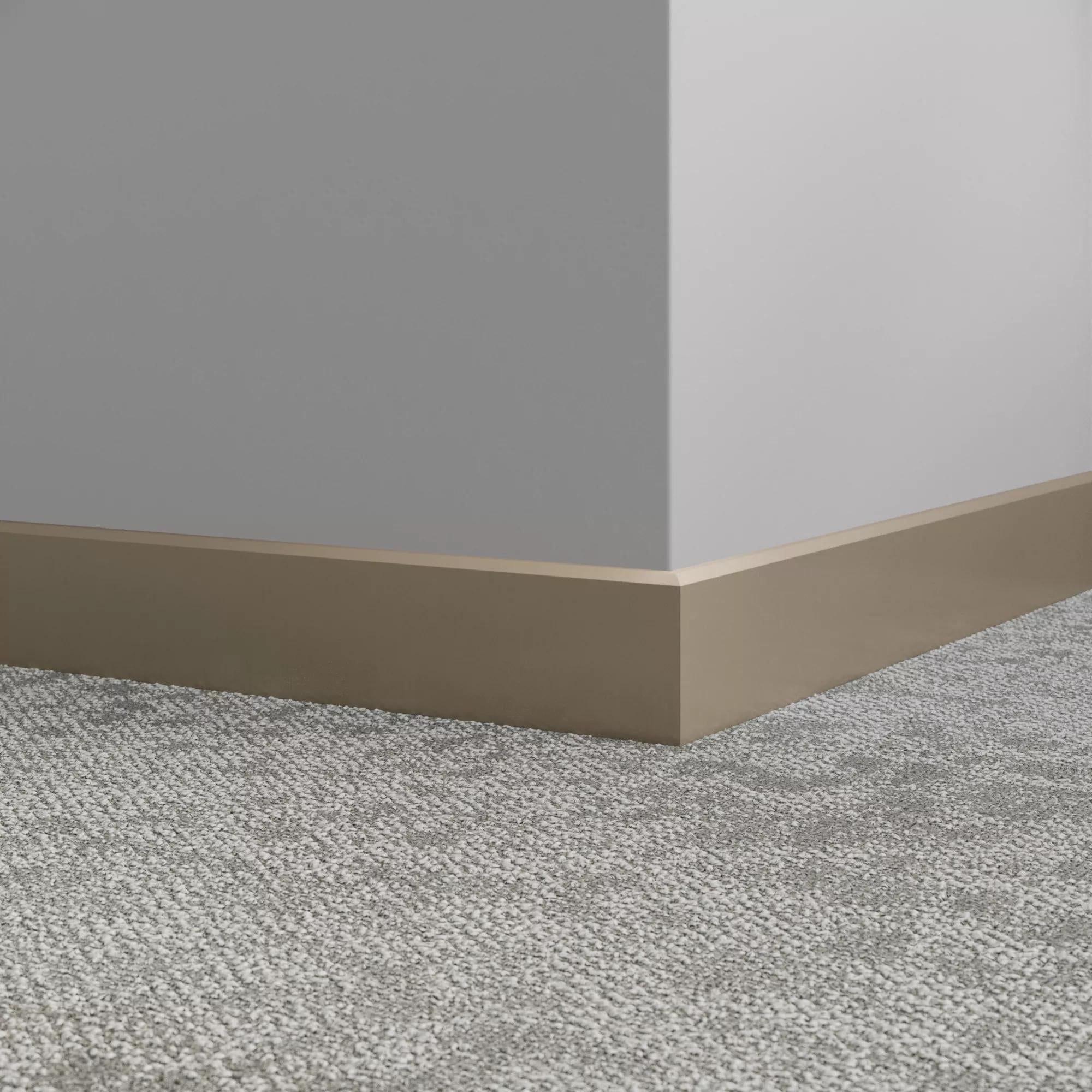 Tarkett / Johnsonite Millwork Mandalay 6" 176 Brass 6" x 8' by 3/8" – product image showing size, style, and brand details.