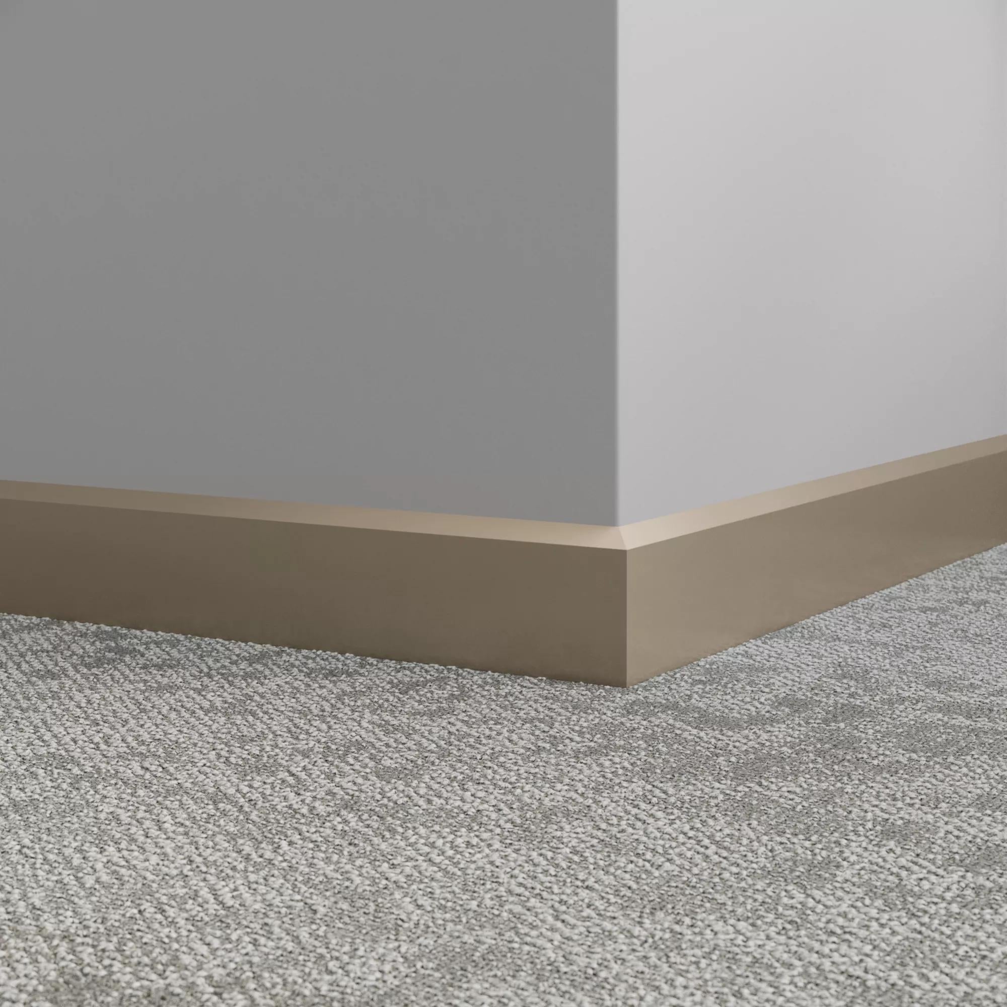 Tarkett / Johnsonite Millwork Oblique 3" 176 Brass 3" x 8' by 3/8" – product image showing size, style, and brand details.