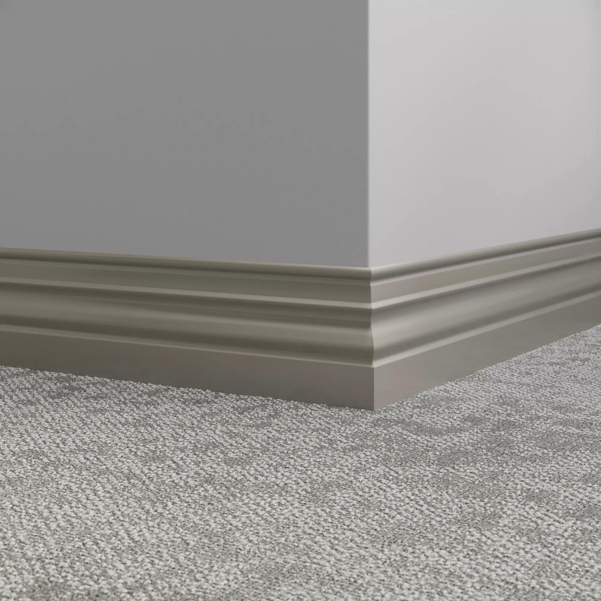 Tarkett / Johnsonite Millwork Diplomat 4-1/2" 179 Steel 4.5" x 8' by 3/8" (48 LF/box)