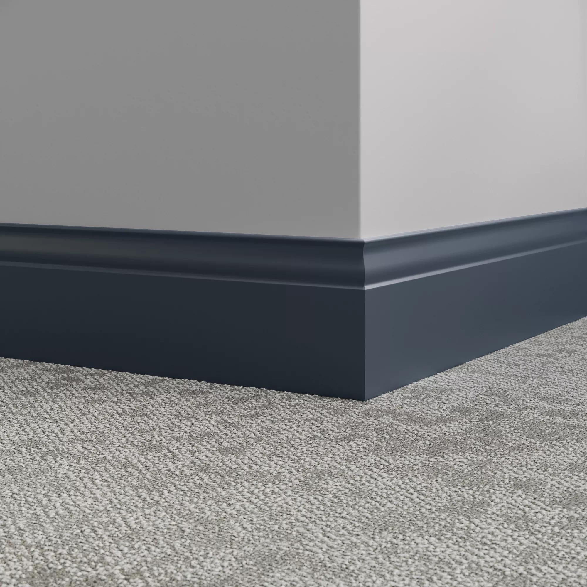 Tarkett / Johnsonite Millwork Inflection 5-1/4" 18 Navy Blue 5.25" x 8' by 3/8" (48 LF/box)