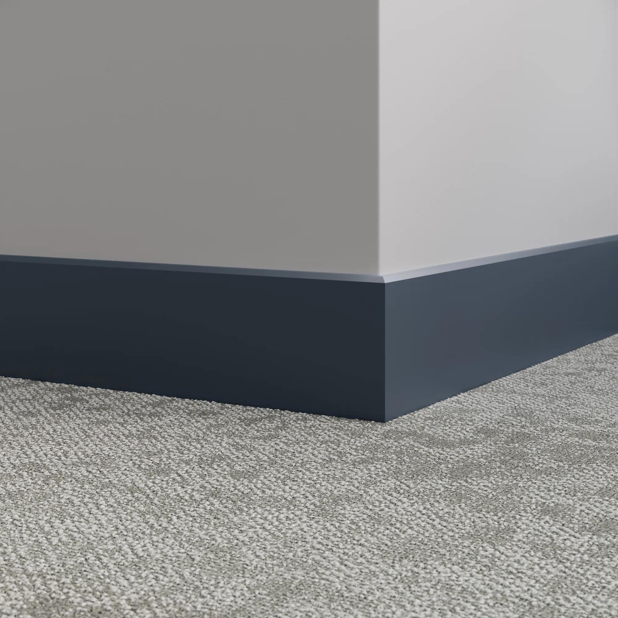 Tarkett / Johnsonite Millwork Mandalay 4-1/2" 18 Navy Blue 4.5" x 8' by 3/8" – product image showing size, style, and brand details.
