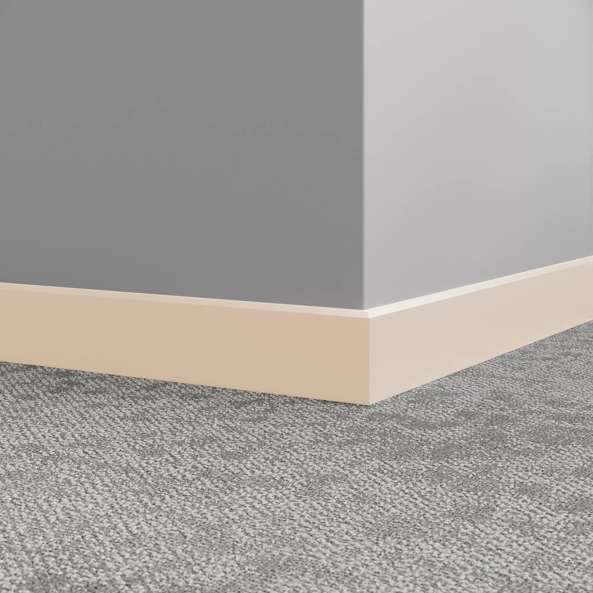 Tarkett / Johnsonite Millwork Mandalay 6" 194 Antique White 6" x 8' by 3/8" – product image showing size, style, and brand details.