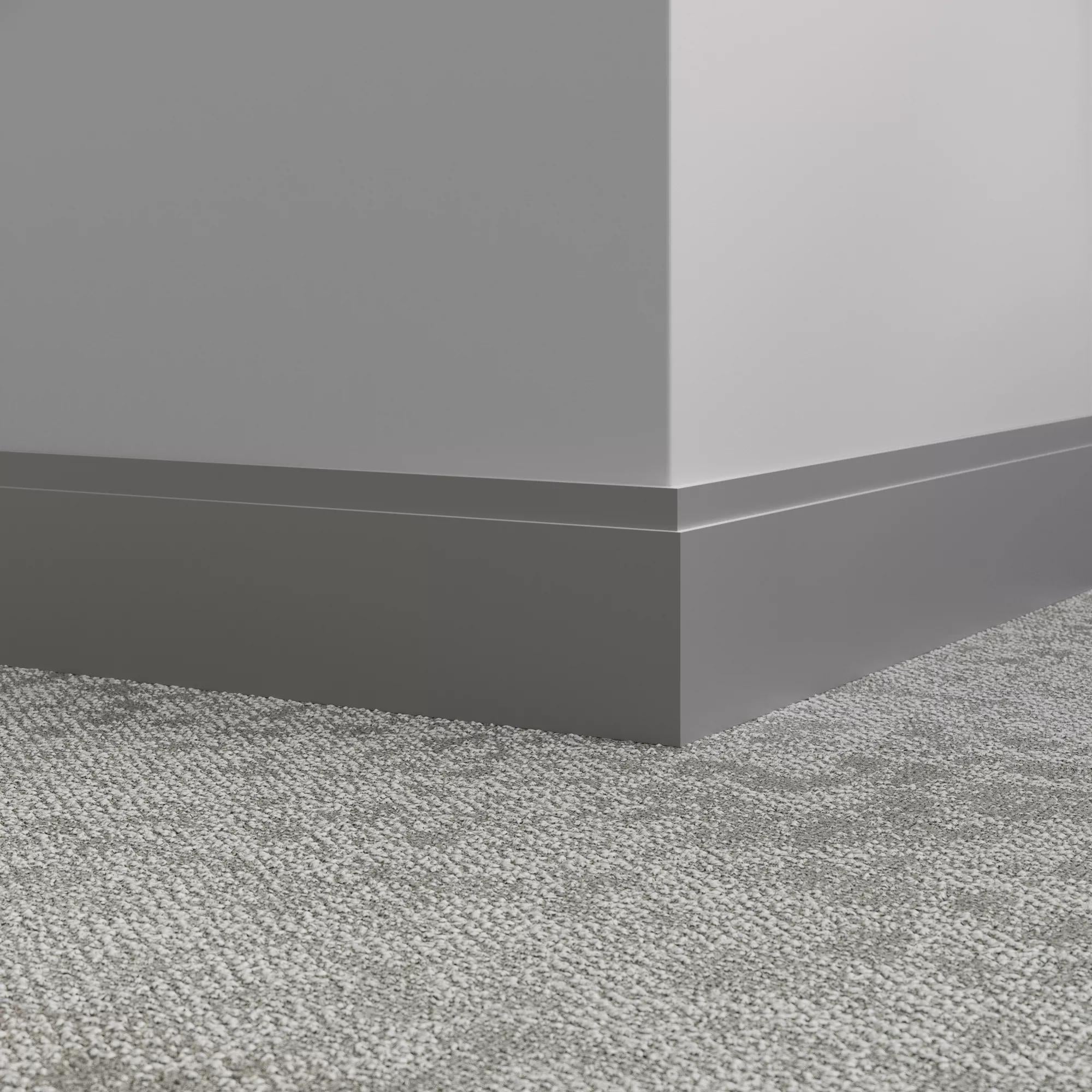 Tarkett / Johnsonite Millwork Equinox 4-1/2" 199 Dockside 4.5" x 8' by 3/8" – product image showing size, style, and brand details.