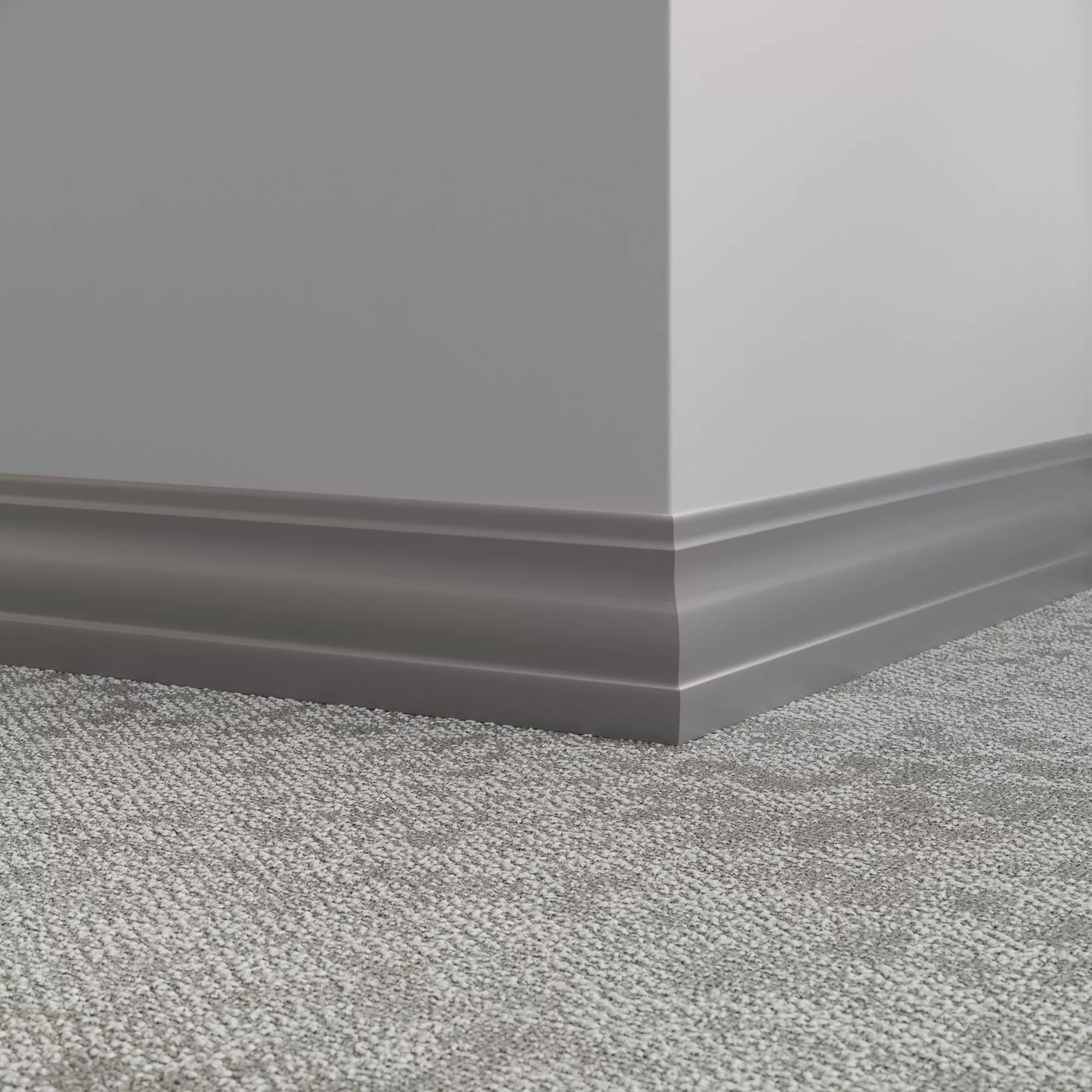 Tarkett / Johnsonite Millwork Delineate 4-1/4" 199 Dockside 4.25" x 8' by 3/8" – product image showing size, style, and brand details.