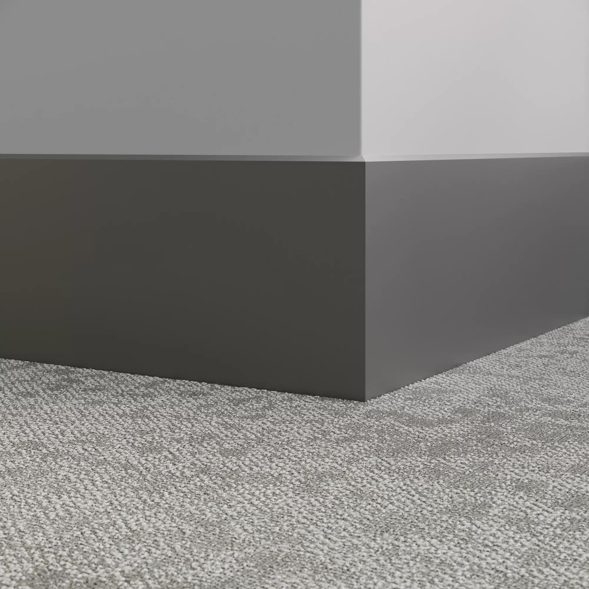 Tarkett / Johnsonite Millwork Exhibit 8" 20 Charcoal 8" x 8' by 1/4"