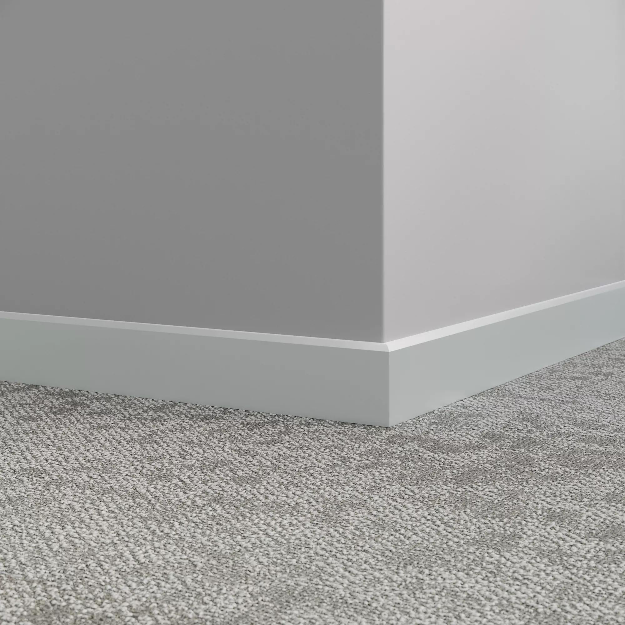 Tarkett / Johnsonite Millwork Mandalay 2-1/2" 21 Platinum 2.5" x 8' by 3/8" (40 LF/box)