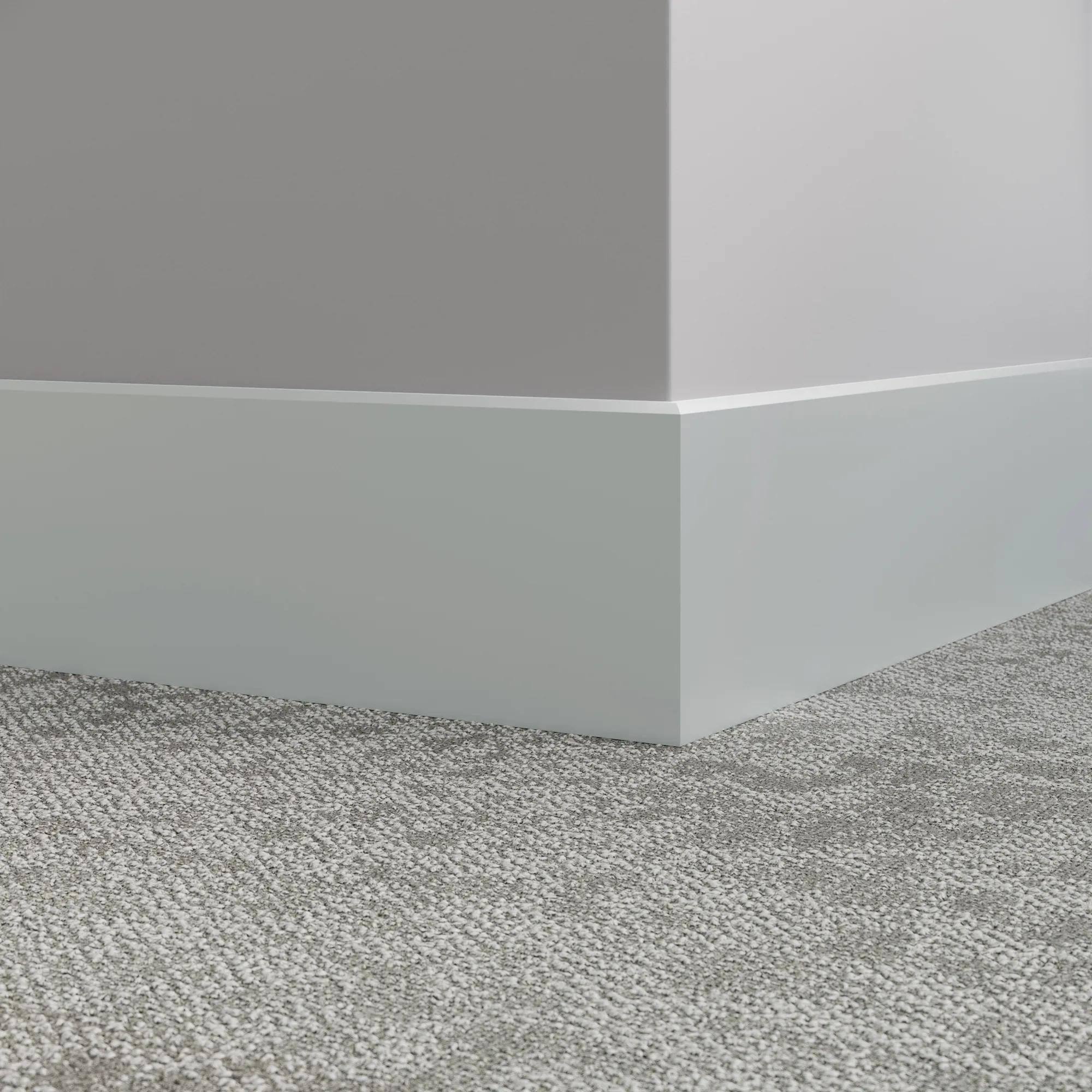 Tarkett / Johnsonite Millwork Mandalay 6" 21 Platinum 6" x 8' by 3/8" – product image showing size, style, and brand details.