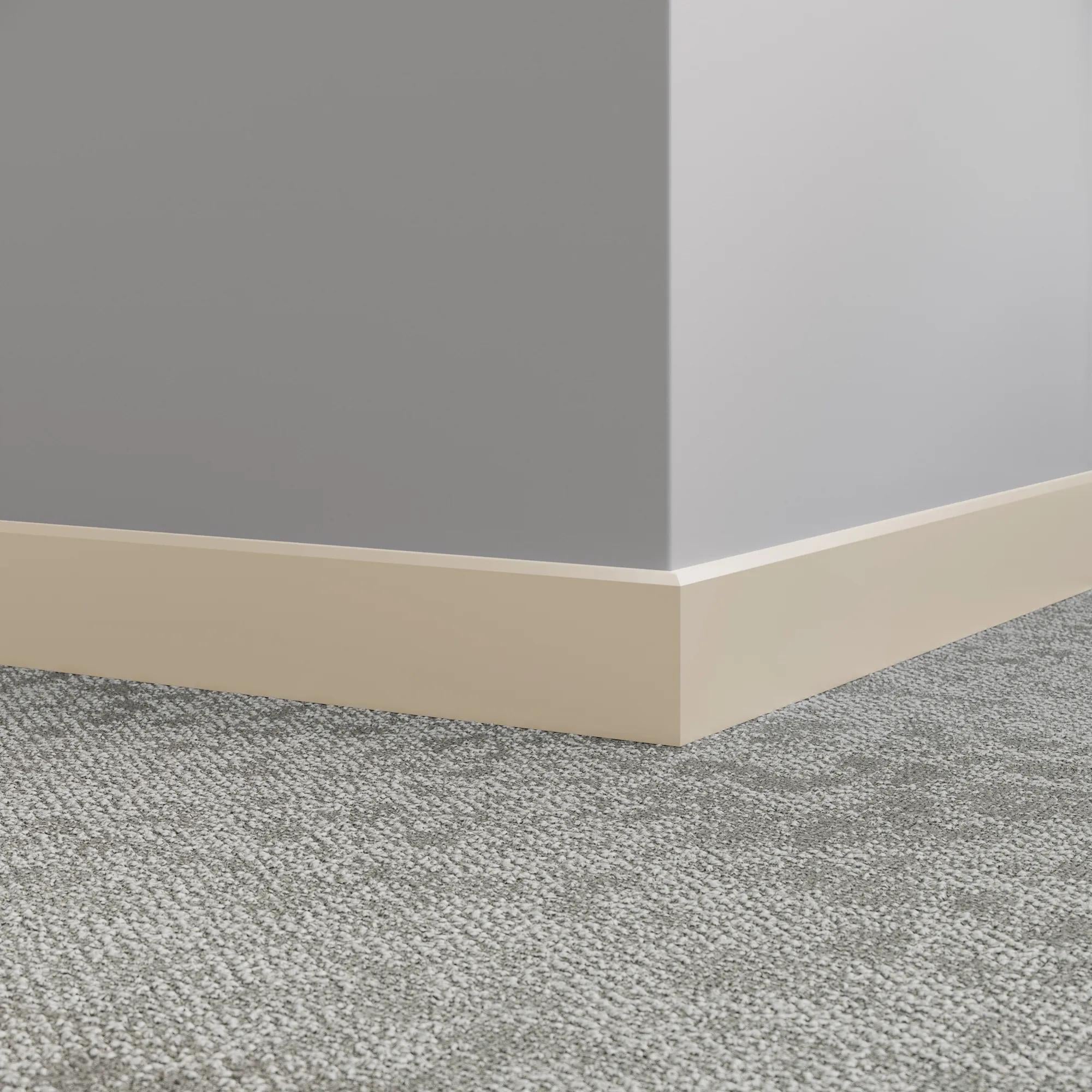 Tarkett / Johnsonite Millwork Mandalay 3" 22 Pearl 3" x 8' by 3/8" – product image showing size, style, and brand details.