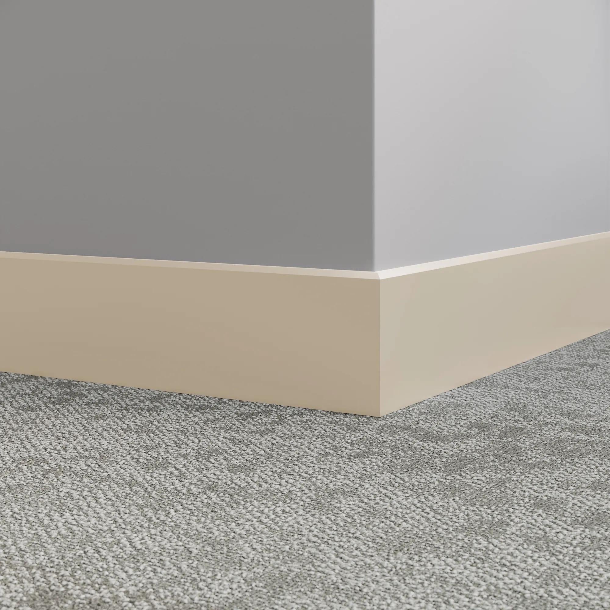 Tarkett / Johnsonite Millwork Mandalay 4-1/2" 22 Pearl 4.5" x 8' by 3/8" – product image showing size, style, and brand details.