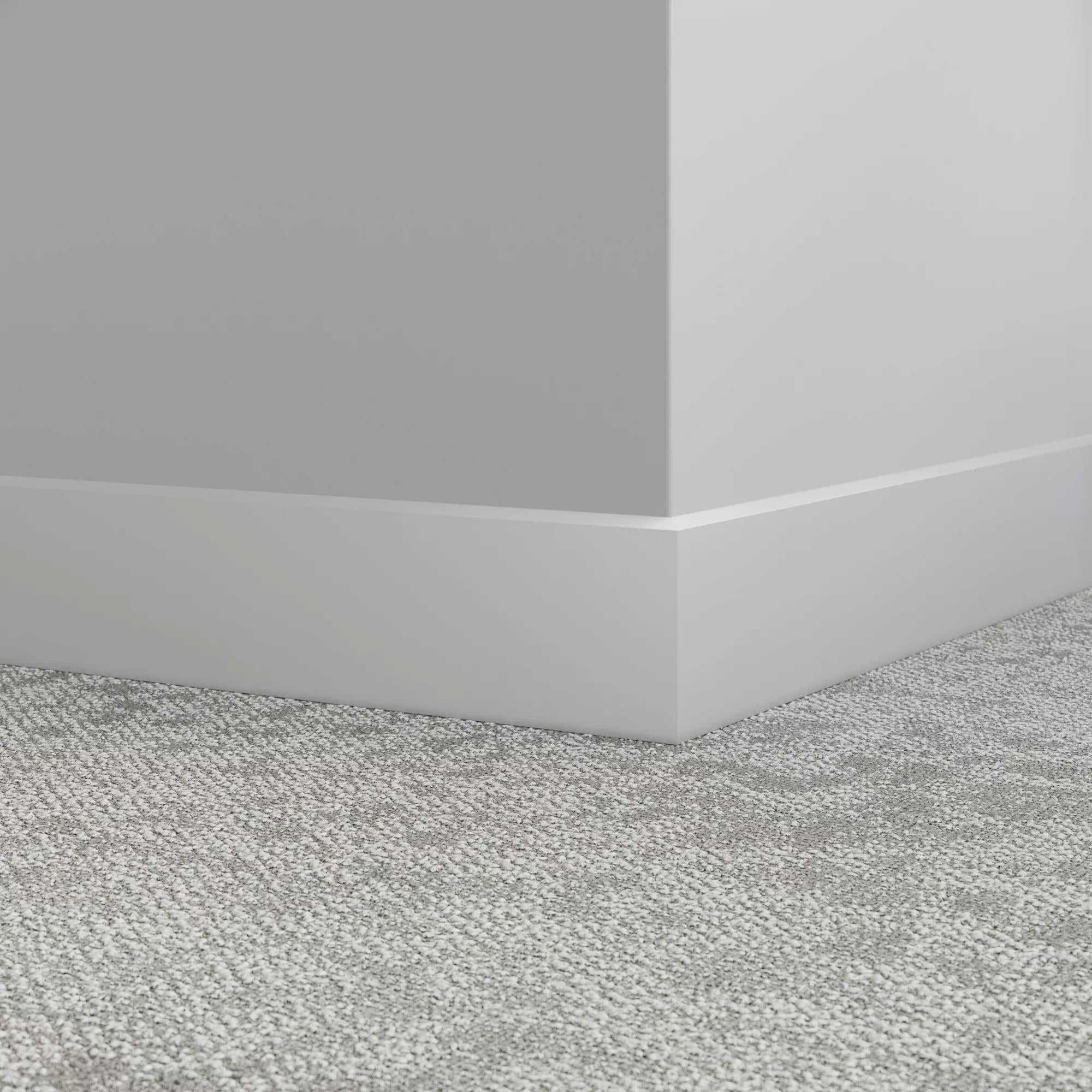 Tarkett / Johnsonite Millwork Exhibit 4.25" 23 Vapor Gray 4.25" x 8' by 1/4"