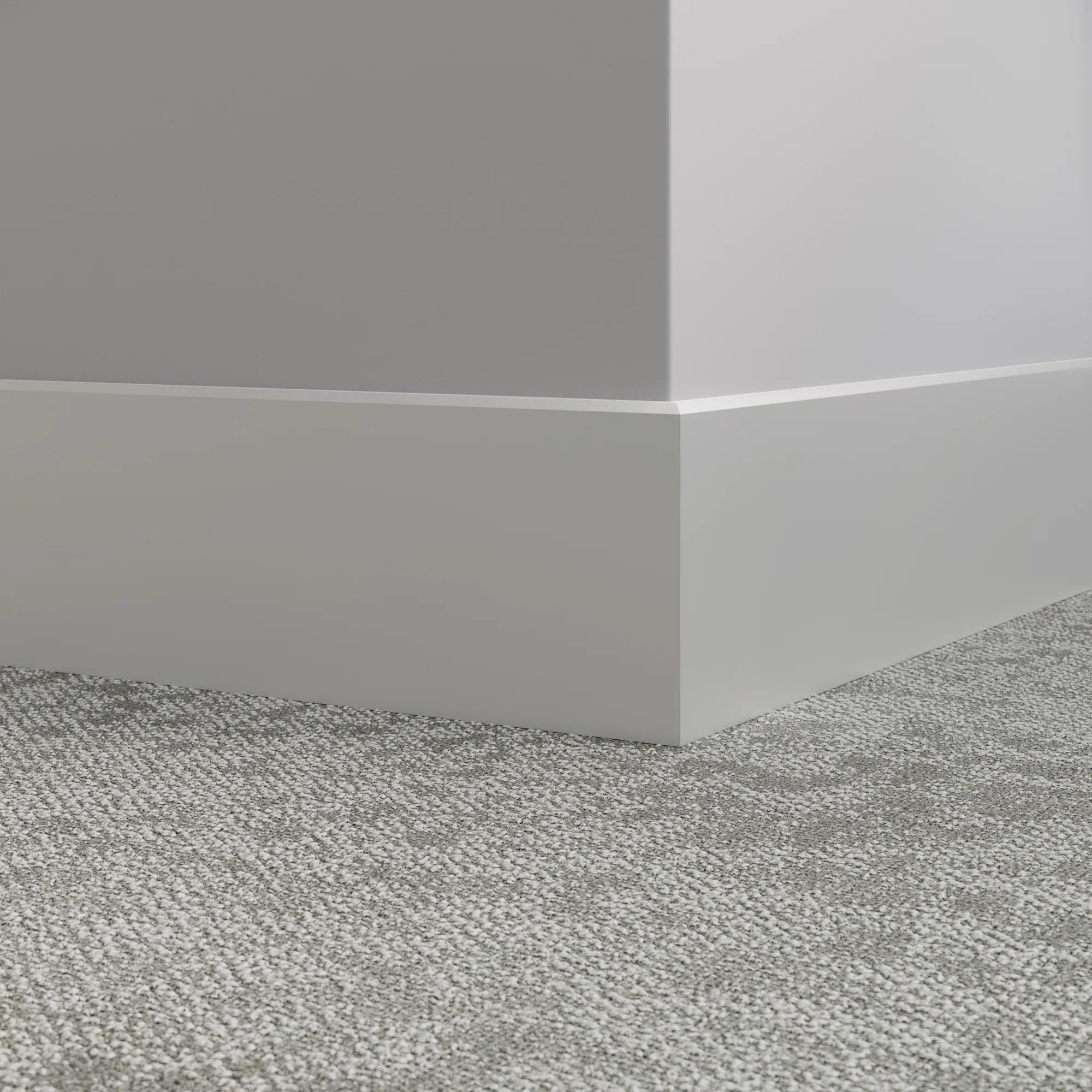 Tarkett / Johnsonite Millwork Mandalay 6" Vapor 23 Grey 6" x 8' by 3/8" – product image showing size, style, and brand details.