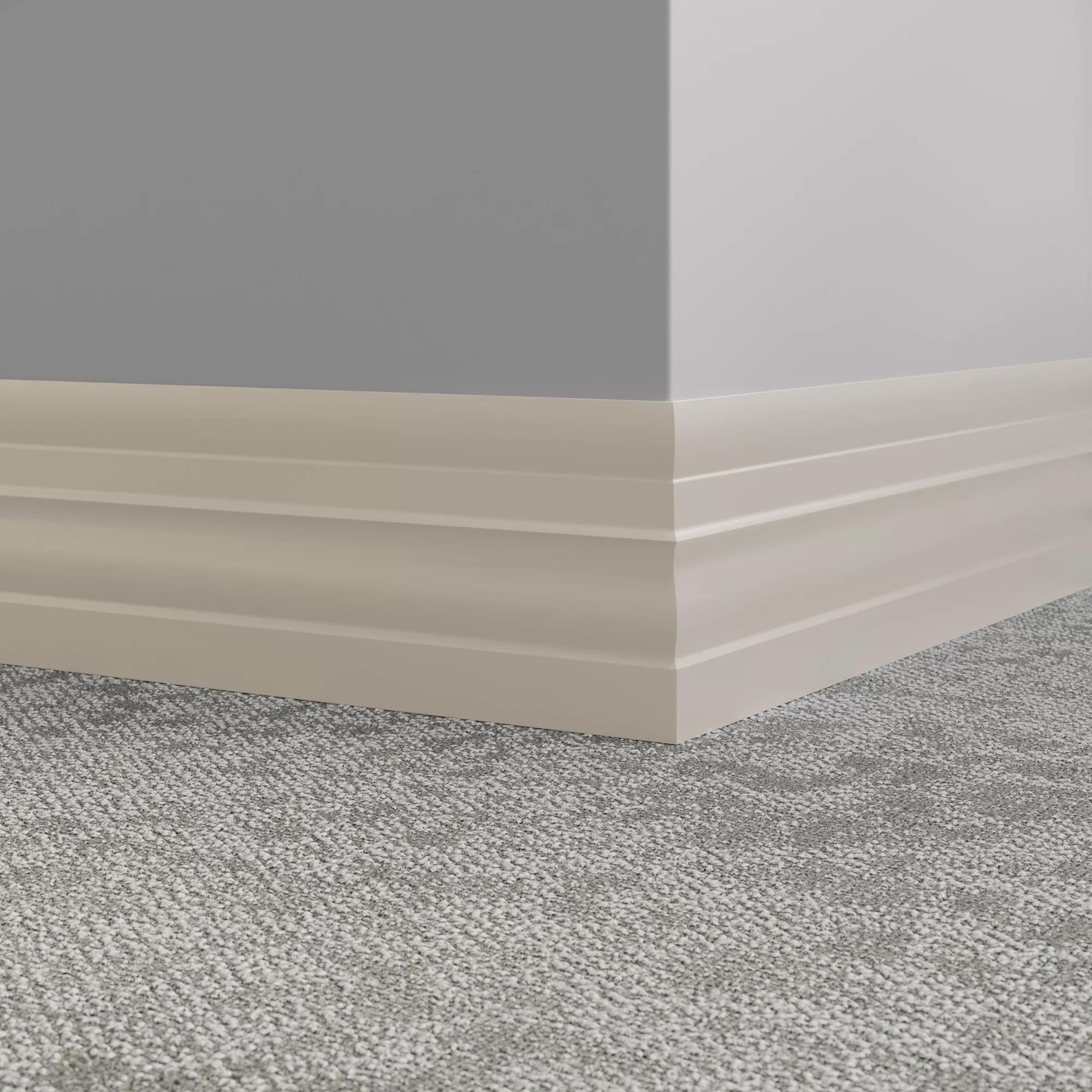 Tarkett / Johnsonite Millwork Attache 6" 24 Grey Haze 6" x 8' by 1/4" (64 LF/box)